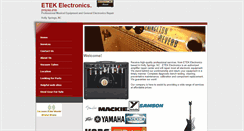 Desktop Screenshot of etekelectronics.com